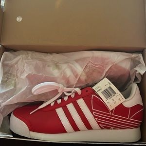 Adidas Samoa Glory Red Men Size 9 Big Logo